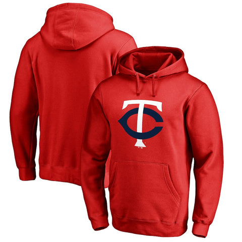 Minnesota Twins Big & Tall Primary Team Logo Pullover Hoodie - Red