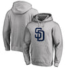 San Diego Padres Big & Tall Primary Team Logo Pullover Hoodie - Ash