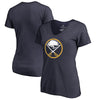 Buffalo Sabres Women's Primary Logo Plus Size T-Shirt - Navy