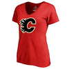 Calgary Flames Women's Primary Logo Plus Size T-Shirt