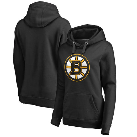 Boston Bruins Women's Primary Logo Plus Size Pullover Hoodie
