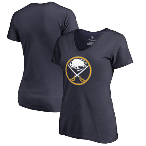 Buffalo Sabres Women's Primary Logo Plus Size T-Shirt - Navy