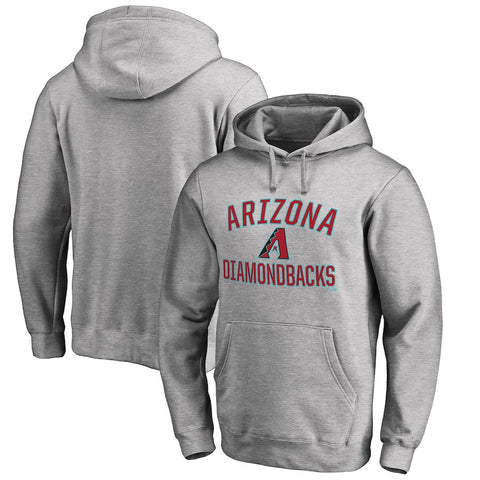 Arizona Diamondbacks Big & Tall Victory Arch Pullover Hoodie- Ash