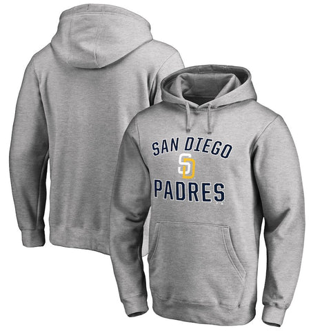 San Diego Padres Big & Tall Victory Arch Pullover Hoodie- Ash