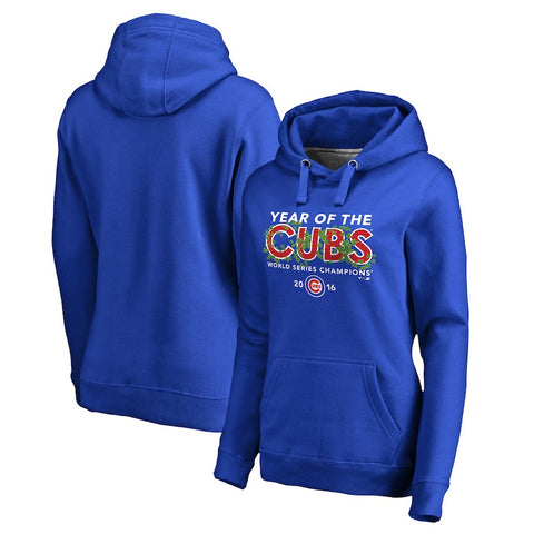Chicago Cubs Women's 2016 World Series Champions Year of the Cubs Pullover Hoodie - Royal