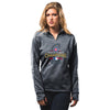 Chicago Cubs Majestic Women's 2016 World Series Champions Streak Fleece Quarter-Zip Sweatshirt - Gray
