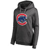 Chicago Cubs Women's Primary Logo Pullover Hoodie - Charcoal