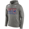Chicago Cubs 2016 World Series Champions Celebration Local Performance Pullover Hoodie - Heathered Gray