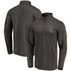 Colorado Rockies   Overtime Buzzer Quarter-Zip Pullover Jacket - Black