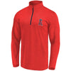 Los Angeles Angels   Overtime Buzzer Quarter-Zip Pullover Jacket - Red