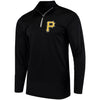 Pittsburgh Pirates   Overtime Buzzer Quarter-Zip Pullover Jacket - Black