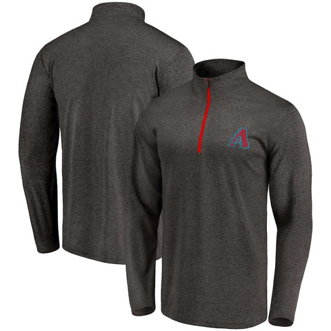 Arizona Diamondbacks   Overtime Buzzer Quarter-Zip Pullover Jacket - Black