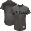 Arizona Diamondbacks Majestic 2017 Flex Base Authentic Team Jersey - Gray/Teal