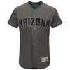 Arizona Diamondbacks Majestic 2017 Flex Base Authentic Team Jersey - Gray/Teal