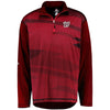 Washington Nationals Majestic Big & Tall Cool Base Quarter-Zip Sweatshirt - Red/Navy