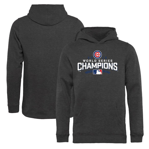 Chicago Cubs Youth 2016 World Series Champions Walk Pullover Hoodie - Heather Gray