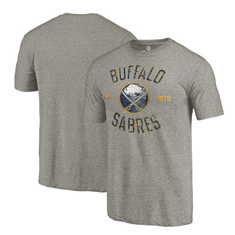 Buffalo Sabres   Heritage Tri-Blend T-Shirt - Gray