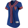 New York Mets Majestic Women's Absolute Victory Fashion Team Jersey - Royal/Orange