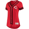 Cincinnati Reds Majestic Women's Absolute Victory Fashion Team Jersey - Red/Black