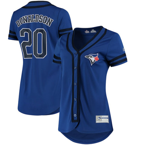 Josh Donaldson Toronto Blue Jays Majestic Women's Absolute Victory Fashion Player Jersey - Royal/Navy