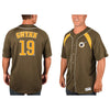Tony Gwynn San Diego Padres Majestic Cooperstown Collection Peak Power Cool Base Fashion Player Jersey - Brown/Gold