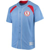 Ozzie Smith St. Louis Cardinals Majestic Cooperstown Collection Peak Power Fashion Player Jersey - Light Blue/Red