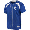 Brooklyn Dodgers Majestic Cooperstown Collection Peak Power Fashion Jersey - Royal/White