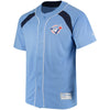 Toronto Blue Jays Majestic Cooperstown Collection Peak Power Fashion Jersey - Light Blue/Navy