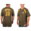 Tony Gwynn San Diego Padres Majestic Cooperstown Collection Peak Power Cool Base Fashion Player Jersey - Brown/Gold