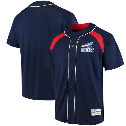 Chicago White Sox Majestic Cooperstown Collection Peak Power Fashion Jersey - Navy/Red