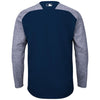 San Diego Padres Majestic Authentic Collection On-Field Tech Fleece Therma Base Pullover Sweatshirt - Navy