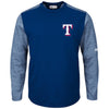 Texas Rangers Majestic Authentic Collection On-Field Tech Fleece Pullover Sweatshirt