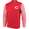 Cincinnati Reds Majestic Authentic Collection On-Field Tech Fleece Pullover Sweatshirt - Red