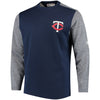Minnesota Twins Majestic Authentic Collection On-Field Tech Fleece Pullover Sweatshirt - Navy