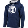 San Diego Padres Majestic Authentic Collection Team Icon Streak Fleece Pullover Hoodie - Navy/White