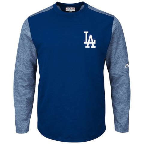 Los Angeles Dodgers Majestic Authentic Collection On-Field Tech Fleece Pullover Sweatshirt - Royal