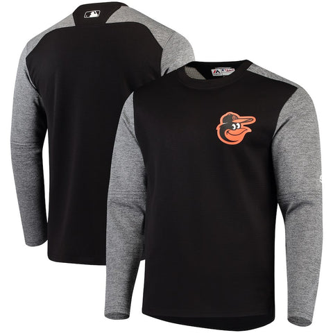 Baltimore Orioles Majestic Authentic Collection On-Field Tech Fleece Pullover Sweatshirt
