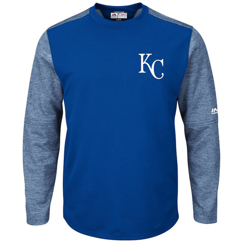 Kansas City Royals Majestic Authentic Collection On-Field Tech Fleece Pullover Sweatshirt