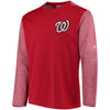 Washington Nationals Majestic Authentic Collection On-Field Tech Fleece Pullover Sweatshirt - Red