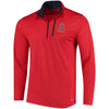 Los Angeles Angels Majestic Half-Zip Pullover Top - Red