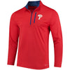 Philadelphia Phillies Majestic Half-Zip Pullover Top - Red