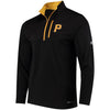 Pittsburgh Pirates Majestic Half-Zip Pullover Top - Black