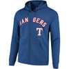 Texas Rangers Majestic Come Back Win Fleece Full-Zip Hoodie - Royal