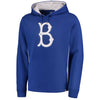 Brooklyn Dodgers Majestic Cooperstown Left/Righty Pullover Hoodie - Royal