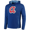 Atlanta Braves Majestic Cooperstown Left/Righty Pullover Hoodie - Royal/Light Blue