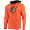 Baltimore Orioles Majestic Cooperstown Left/Righty Pullover Hoodie - Orange/Black