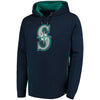 Seattle Mariners Majestic Lefty/Righty Pullover Hoodie - Navy