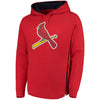 St. Louis Cardinals Majestic Lefty/Righty Pullover Hoodie - Red