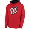 Washington Nationals Majestic Lefty/Righty Pullover Hoodie - Red