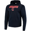 Cleveland Indians Majestic Synthetic Fleece Pullover Hoodie - Navy